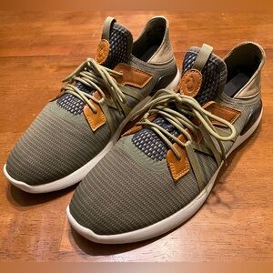 OLUKAI Mio Li Men's Athletic 2 in 1 Slide and Shoe Green USM 10.5 EUR 43.5